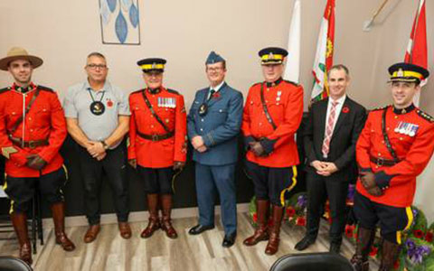<abbr>PEI</abbr> <abbr>RCMP</abbr> were honoured to attend an Indigenous Veterans Remembrance Service