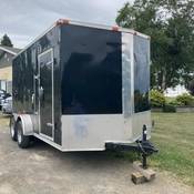 Stolen enclosed trailer