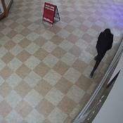 Person walking towards the camera