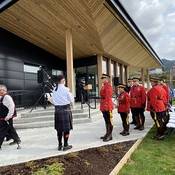 Bag piper and speakers