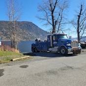 Mario's Towing assists Merritt RCMP with stolen vehicle recovery out of Nicola Lake.