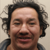 Jonas Patrick SEWAP<br />
 <br />
Aliases: Nil<br />
Age: 32<br />
Height: 5’4”<br />
Weight: 220 lbs<br />
Hair: Black<br />
Eyes: Brown<br />
Scars/Tattoos: Unknown<br />
May be in these communities: Deschambault Lake, SK; Pelican Narrows, SK<br />
Offences: Uttering Threats (two counts), Fail to Comply, Discharge a Firearm while Being Reckless, Pointing a Firearm, Assault with a Weapon, Mischief under $5,000<br />
Caution: Violent