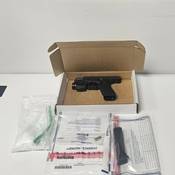 Seized handgun