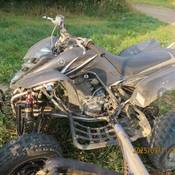 L'ÉRC de la GRC de Lloydminster est à la recherche du propriétaire de ce VTT de style motocross volé.
