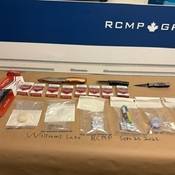 Suspected drugs, illegal cigarettes and knives