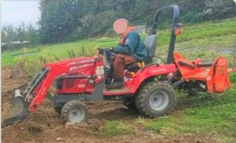 Photo of stolen tractor