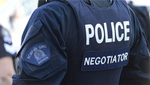 Uniforme d’un négociateur de la police