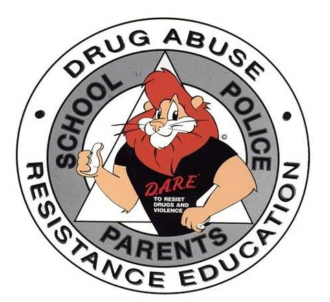 D.A.R.E. lion mascott