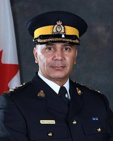 Officer in Charge Chief Supt. Dave Chauhan