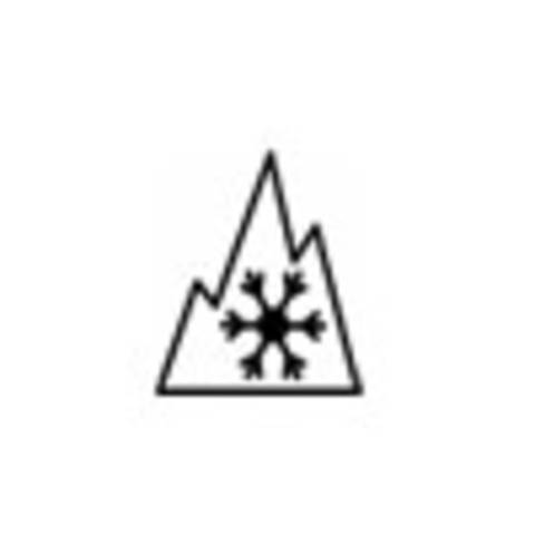 Winter tire snowflake logo